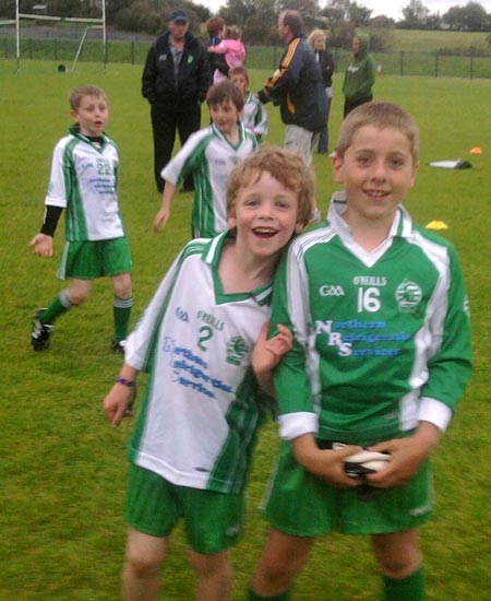 Action from the under 8 blitz in Mountcharles.