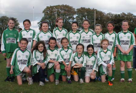 Action from the under 10 girls Willie Rogers tournament in Pirc Aoidh Ruaidh.