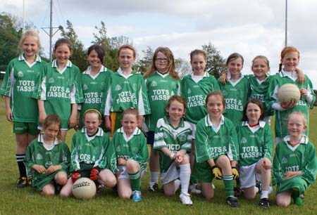 Action from the under 10 girls Willie Rogers tournament in Pirc Aoidh Ruaidh.