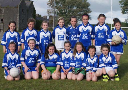 Action from the under 10 girls Willie Rogers tournament in Pirc Aoidh Ruaidh.