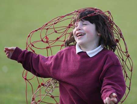 Action from the under 10 girls Willie Rogers tournament in Pirc Aoidh Ruaidh.