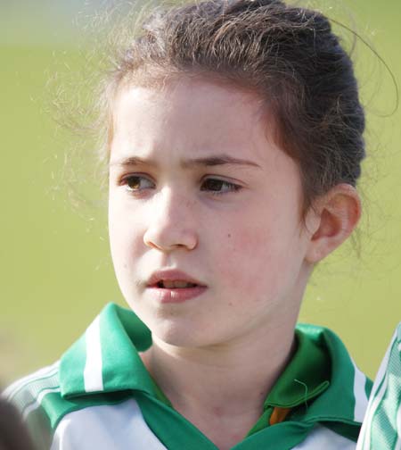 Action from the under 10 girls Willie Rogers tournament in Pirc Aoidh Ruaidh.