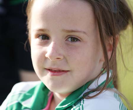 Action from the under 10 girls Willie Rogers tournament in Pirc Aoidh Ruaidh.