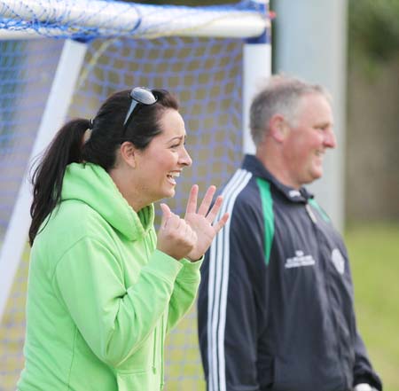 Action from the under 10 girls Willie Rogers tournament in Pirc Aoidh Ruaidh.