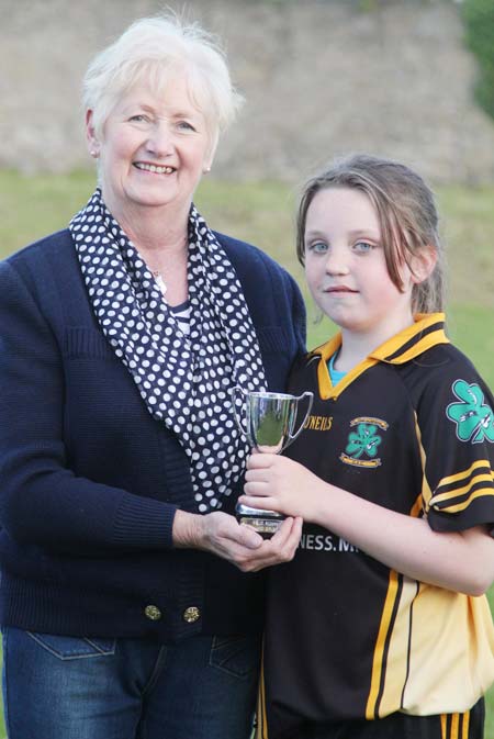 Action from the under 10 girls Willie Rogers tournament in Pirc Aoidh Ruaidh.