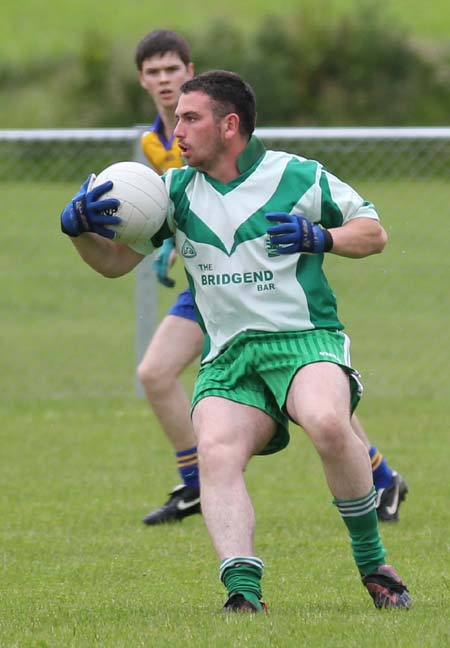 Action from the reserve league match against Burt.