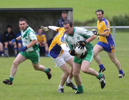 Action from the reserve league match against Burt.