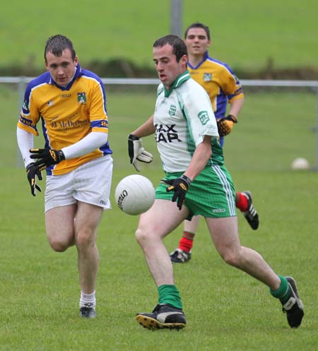 Action from the reserve league match against Burt.