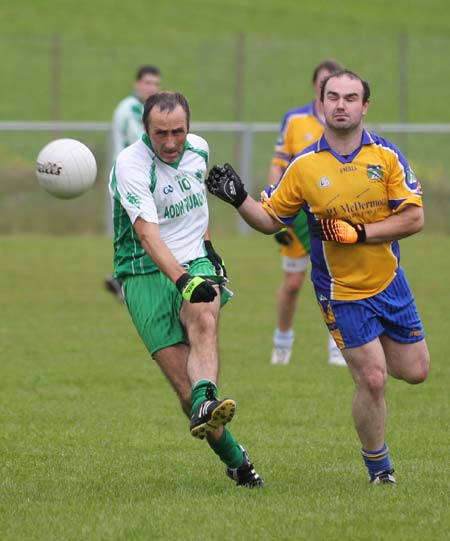 Action from the reserve league match against Burt.