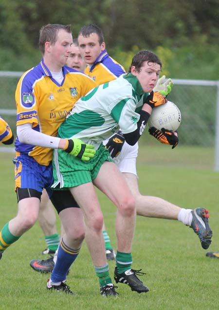 Action from the reserve league match against Burt.