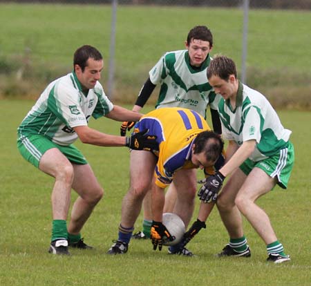 Action from the reserve league match against Burt.