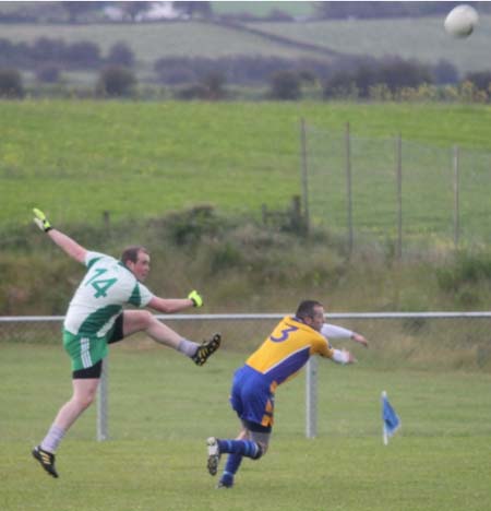 Action from the reserve league match against Burt.