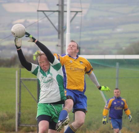 Action from the reserve league match against Burt.