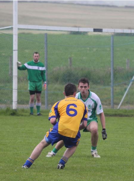 Action from the league match against Burt.