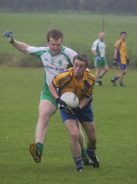 Action from the league match against Burt.