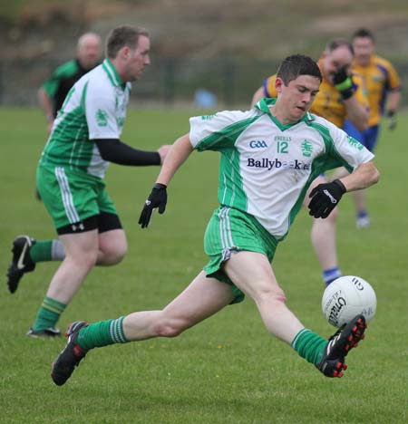 Action from the league match against Burt.