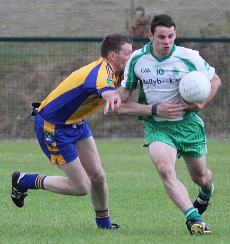 Action from the league match against Burt.