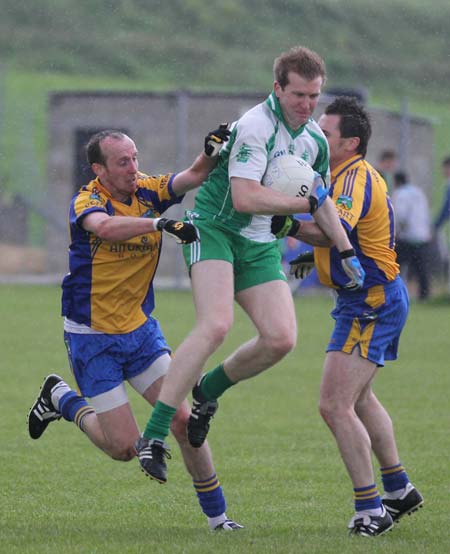 Action from the league match against Burt.