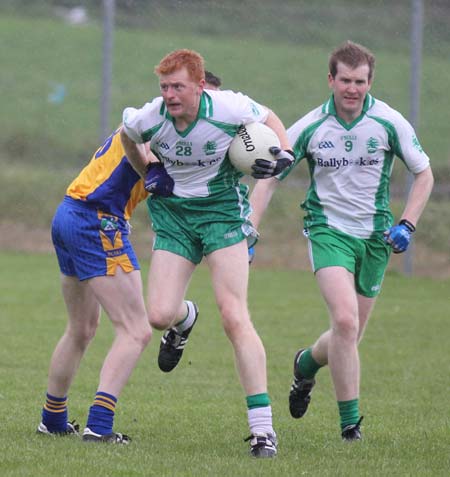 Action from the league match against Burt.
