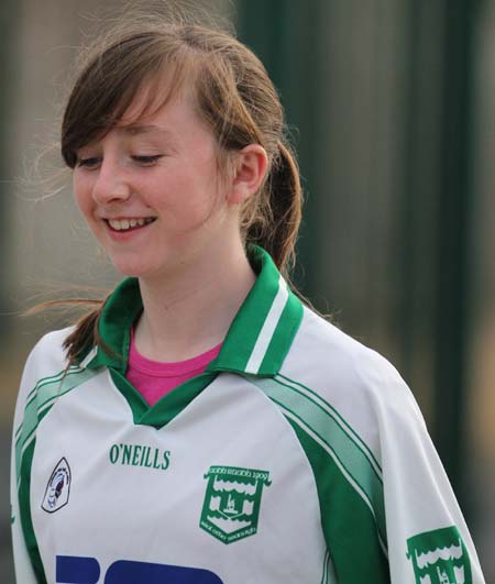 Action from the 2011 ladies under 14 B championship semi-final between Aodh Ruadh and Saint Eunan.