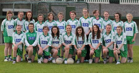 Action from the 2011 ladies under 14 B championship semi-final between Aodh Ruadh and Saint Eunan.