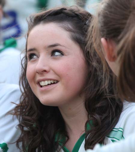 Action from the 2011 ladies under 14 B championship semi-final between Aodh Ruadh and Saint Eunan.