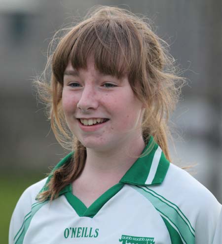 Action from the 2011 ladies under 14 B championship semi-final between Aodh Ruadh and Saint Eunan.