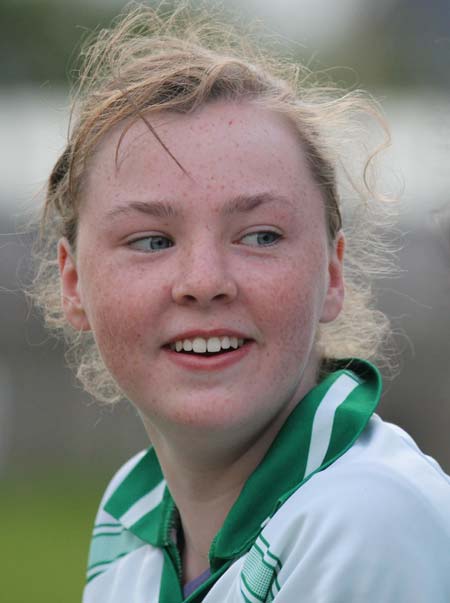 Action from the 2011 ladies under 14 B championship semi-final between Aodh Ruadh and Saint Eunan.