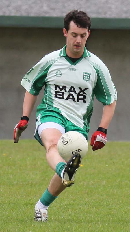 Action from the league match against Carndonagh.