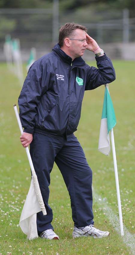 Action from the league match against Carndonagh.