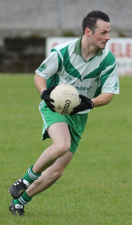 Action from the league match against Carndonagh.