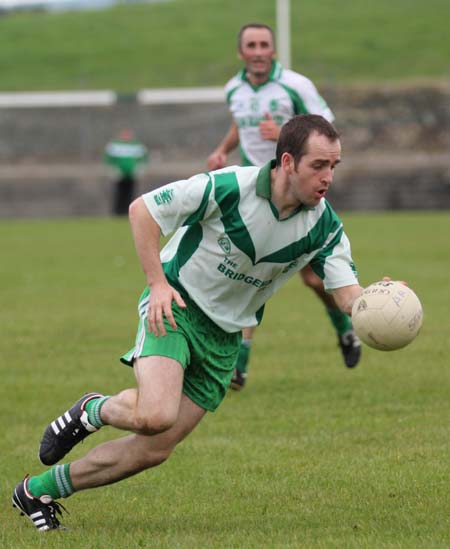 Action from the league match against Carndonagh.