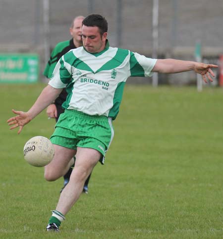 Action from the league match against Carndonagh.