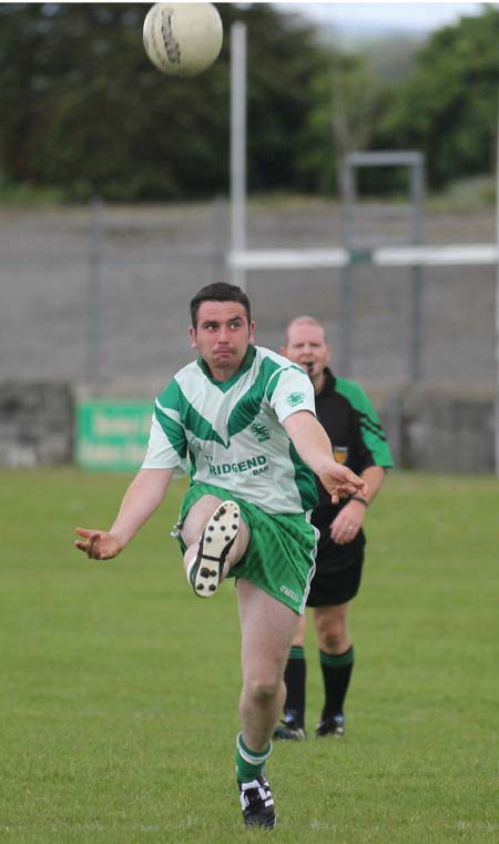 Action from the league match against Carndonagh.