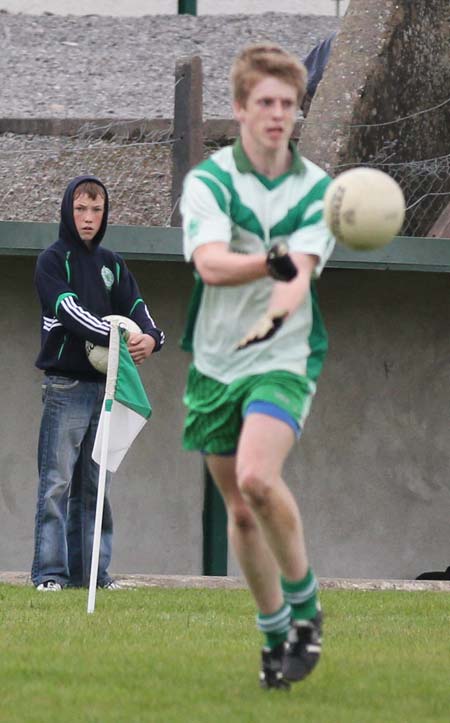 Action from the league match against Carndonagh.