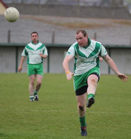 Action from the league match against Carndonagh.