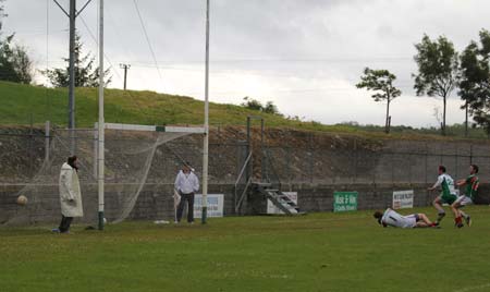 Action from the league match against Carndonagh.