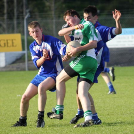 Action from the under 16 championship game between Aodh Ruadh and Four Masters.