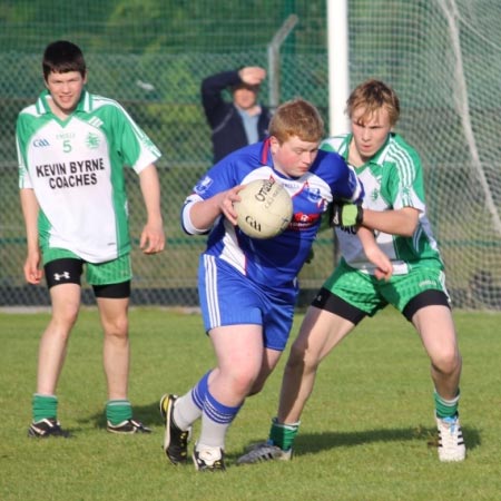 Action from the under 16 championship game between Aodh Ruadh and Four Masters.