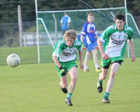 Action from the under 16 championship game between Aodh Ruadh and Four Masters.