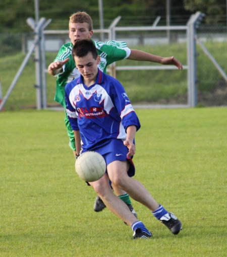 Action from the under 16 championship game between Aodh Ruadh and Four Masters.