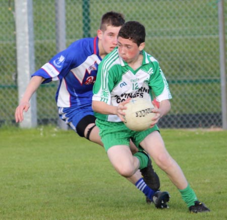 Action from the under 16 championship game between Aodh Ruadh and Four Masters.