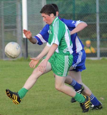 Action from the under 16 championship game between Aodh Ruadh and Four Masters.