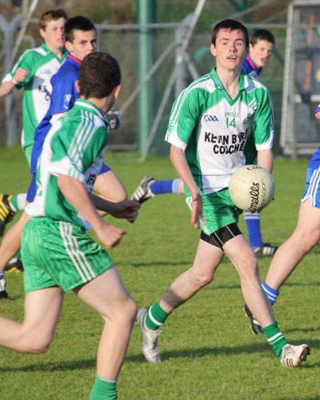 Action from the under 16 championship game between Aodh Ruadh and Four Masters.