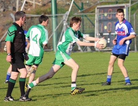 Action from the under 16 championship game between Aodh Ruadh and Four Masters.