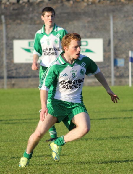 Action from the under 16 championship game between Aodh Ruadh and Four Masters.