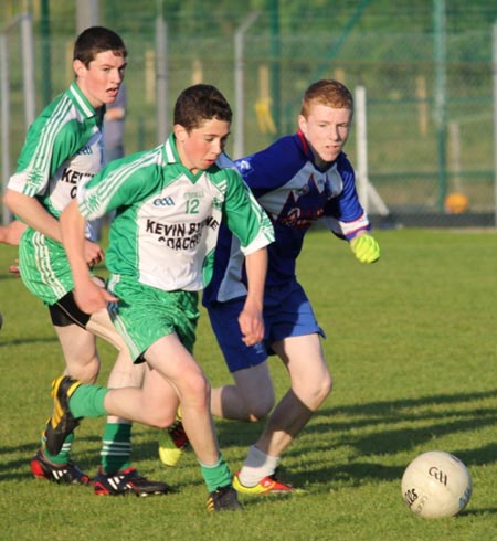 Action from the under 16 championship game between Aodh Ruadh and Four Masters.