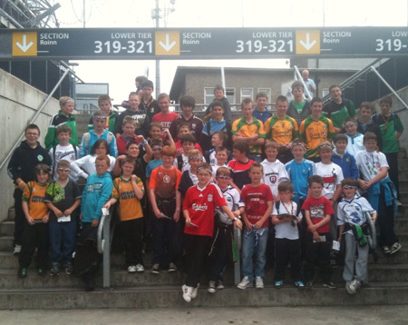 Pictures from Aodh Ruadh's underage hurlers' trip to the All-Ireland semi-final