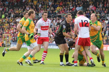 Action from the 2011 Ulster Final.