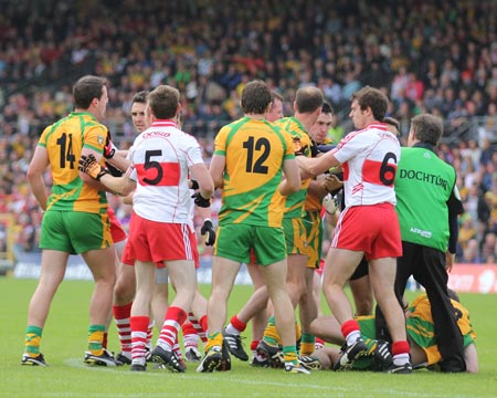 Action from the 2011 Ulster Final.